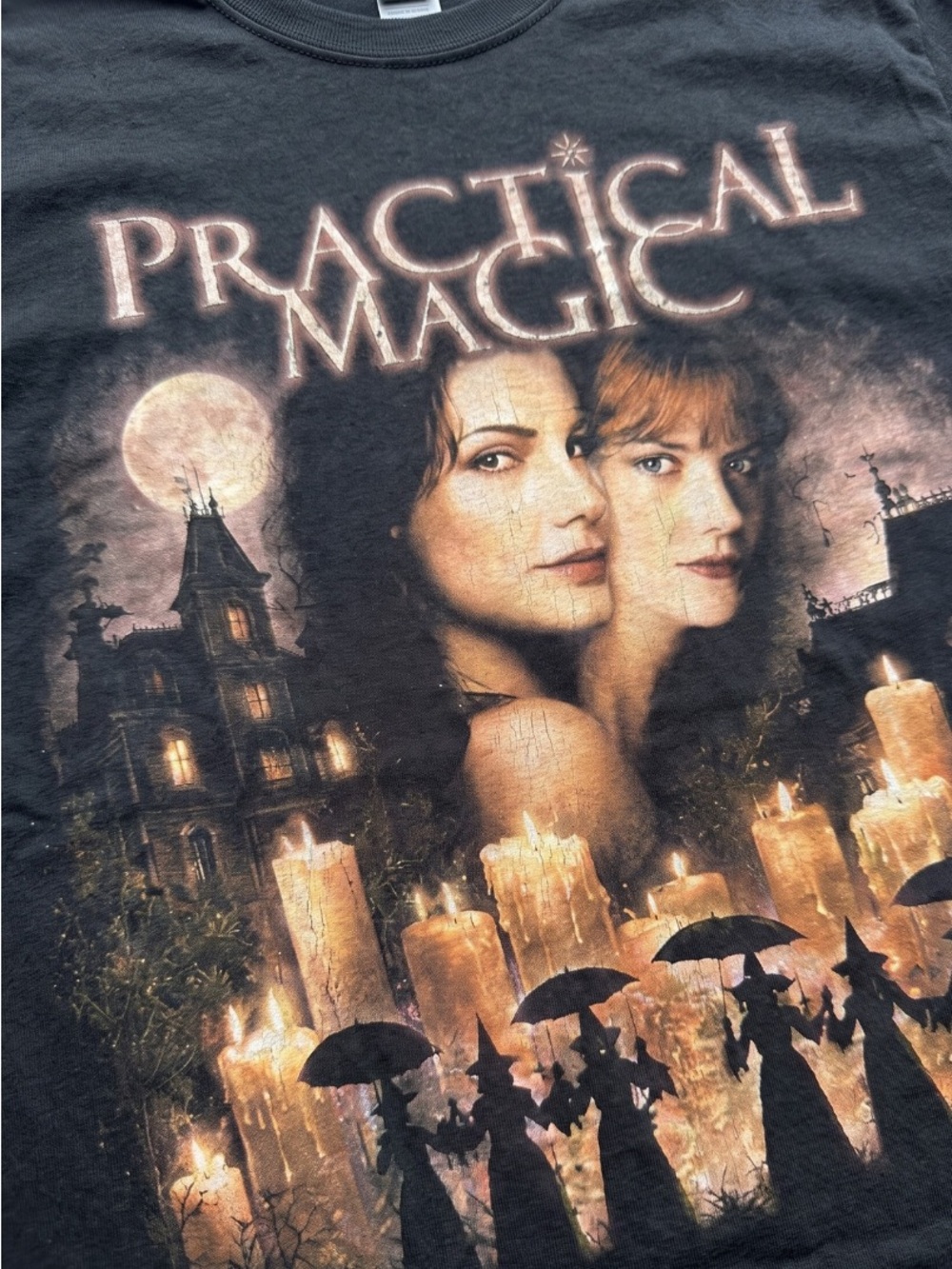 Practical Magic Sandra Bullock Nicole Kidman Movie Graphic T-Shirt - Picture 2 of 4